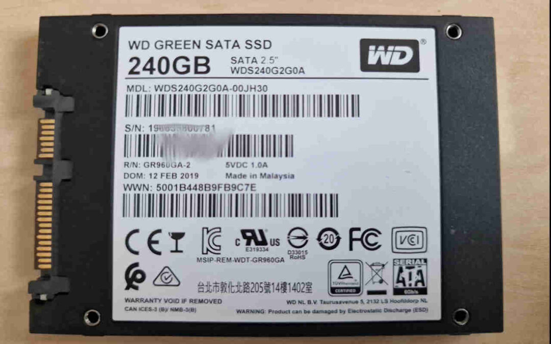 Komputer nie widzi dysku SSD – no bootable device found
